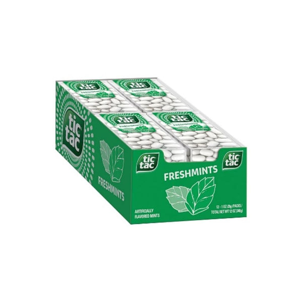 12 Pack Tic Tac Freshmint Breath Mints