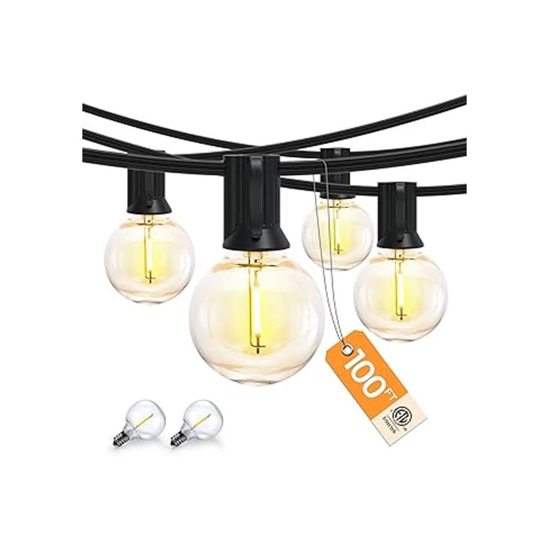 100 Ft Dimmable Outdoor String Lights