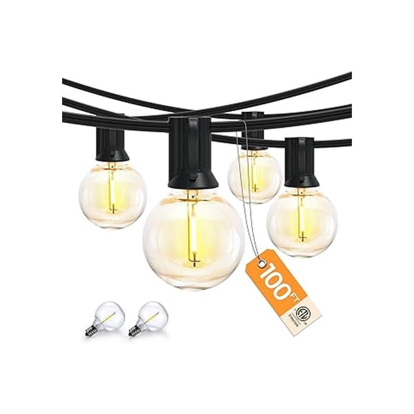 100 Ft Dimmable Outdoor String Lights