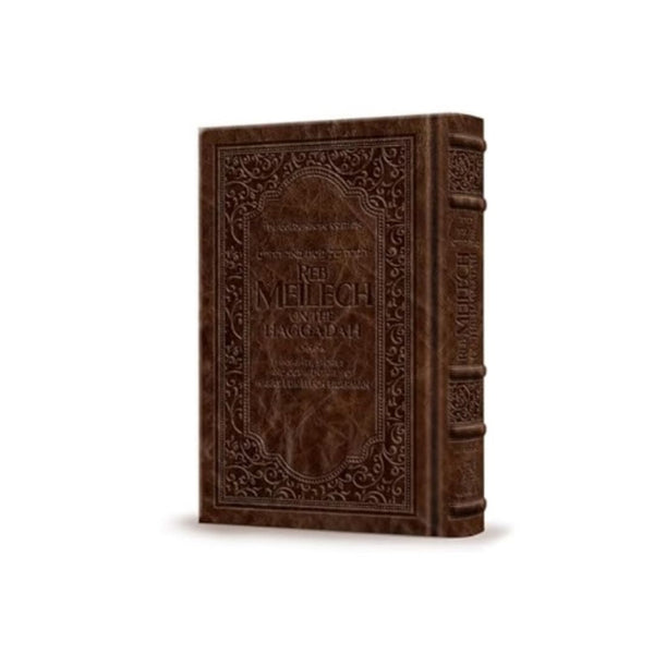 Reb Meilech on the Haggadah Amber Brown Leather Leather Bound