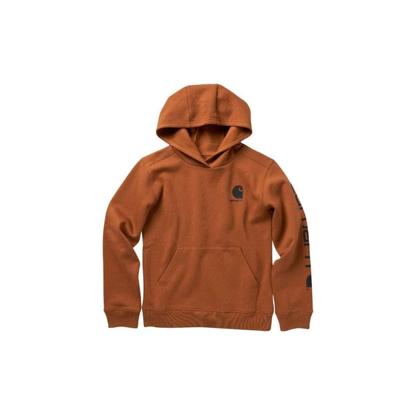 Carhartt Boys’ Long Sleeve Hooded Sweatshirt