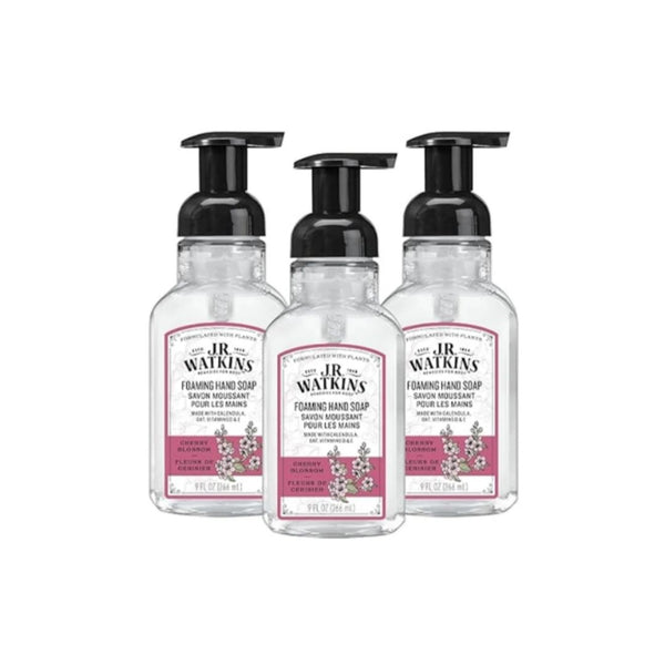 3 Pack J.R. Watkins Foaming Hand Soap Pump with Dispenser