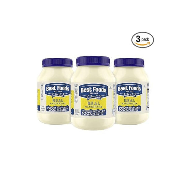 3-Pack 30oz Best Foods Real Mayonnaise