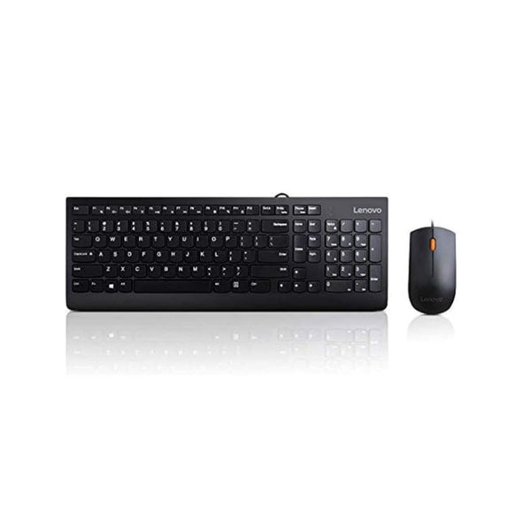 Lenovo USB Combo Full-Size Wired Keyboard & Mouse