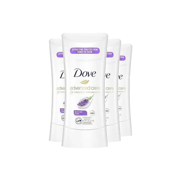 4-Ct Dove Advanced Care Antiperspirant Deodorant Stick for Women, Lavender Fresh