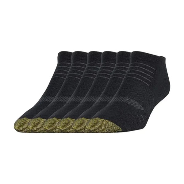 6 Pairs of GOLDTOE Men’s Tech No Show Socks