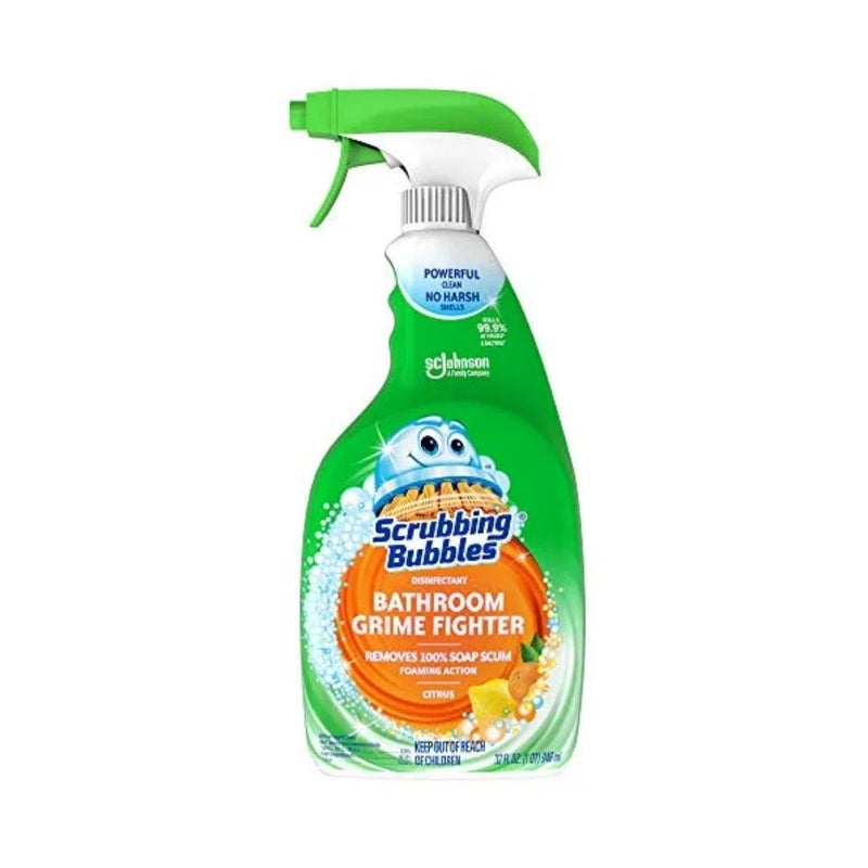 Scrubbing Bubbles Disinfectant Bathroom Grime Fighter Spray Bottle ...