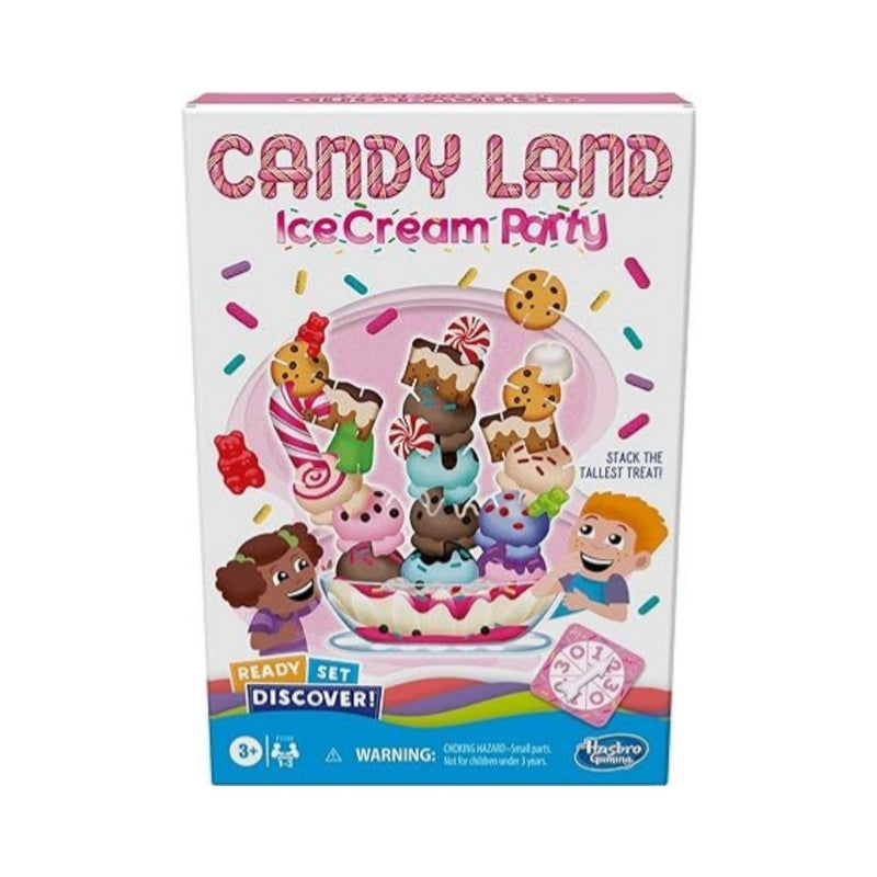 Hasbro Gaming Candy Land Ice Cream Party Preschool Game for 2-4 Players