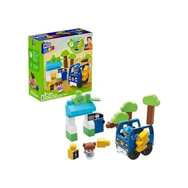 MEGA BLOKS Fisher-Price Toddler Building Blocks, 34 Pieces – simplexdeals