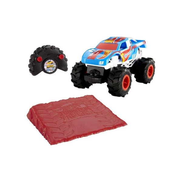 Hot Wheels R/C Monster Trucks Race Ace 1:24 Scale, Remote-Control Toy