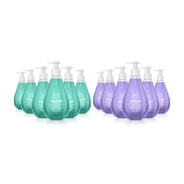 6 Bottles of Method Gel Hand Wash (12 fl oz)