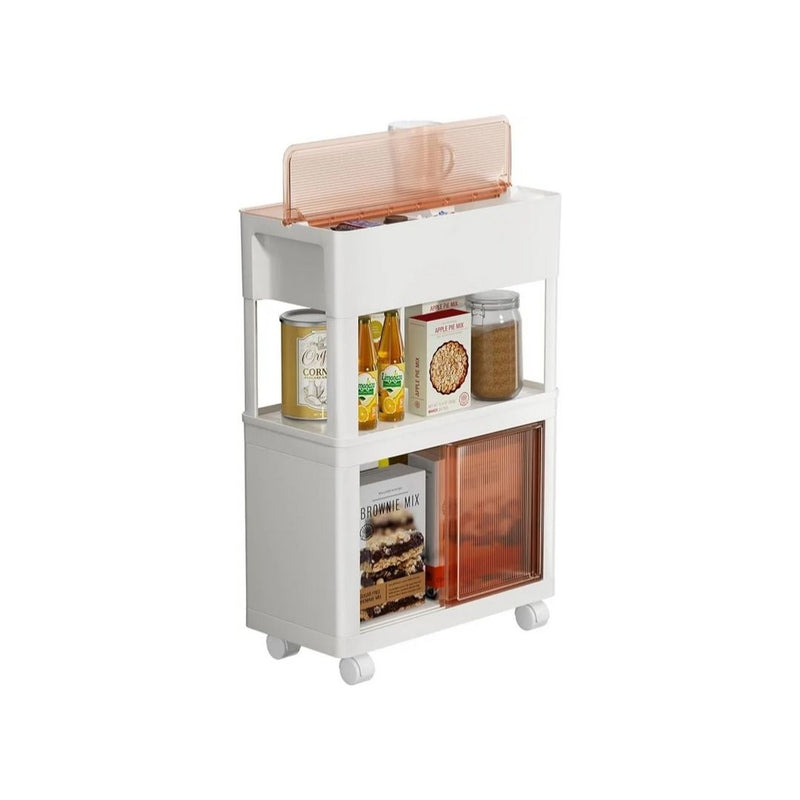 3-Tier Multifunctional Plastic Utility Cart