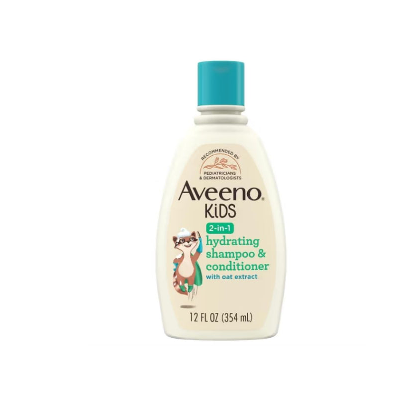 Aveeno Kids 2-in-1 Shampoo & Conditioner, Detangles Hair, For Sensitive Skin & Scalp