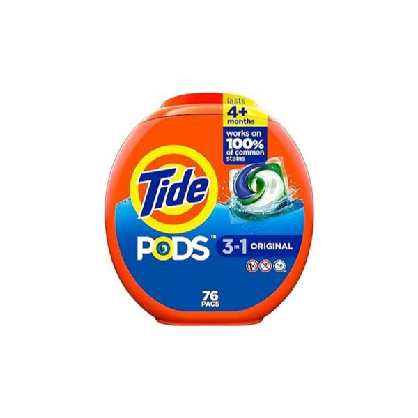 76-Count Tide 3-in-1 Original Scent Laundry Detergent Pods