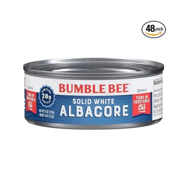 48 Cans Of Bumble Bee Solid White Albacore Tuna In Oil