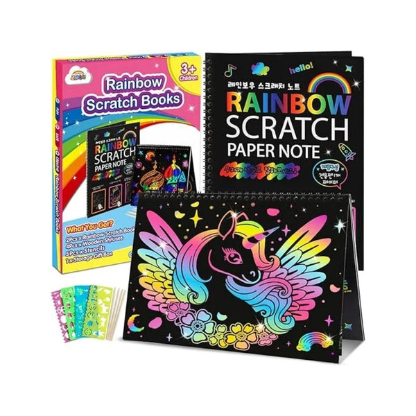 Pack of 2 Scratch Paper Books