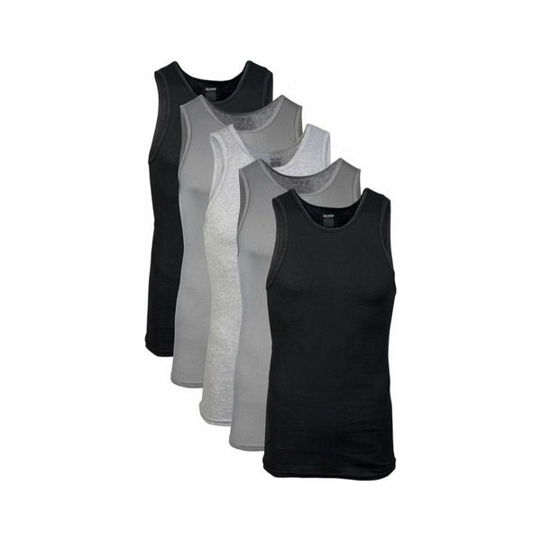 5 Pack Gildan Men’s A-Shirt Tanks