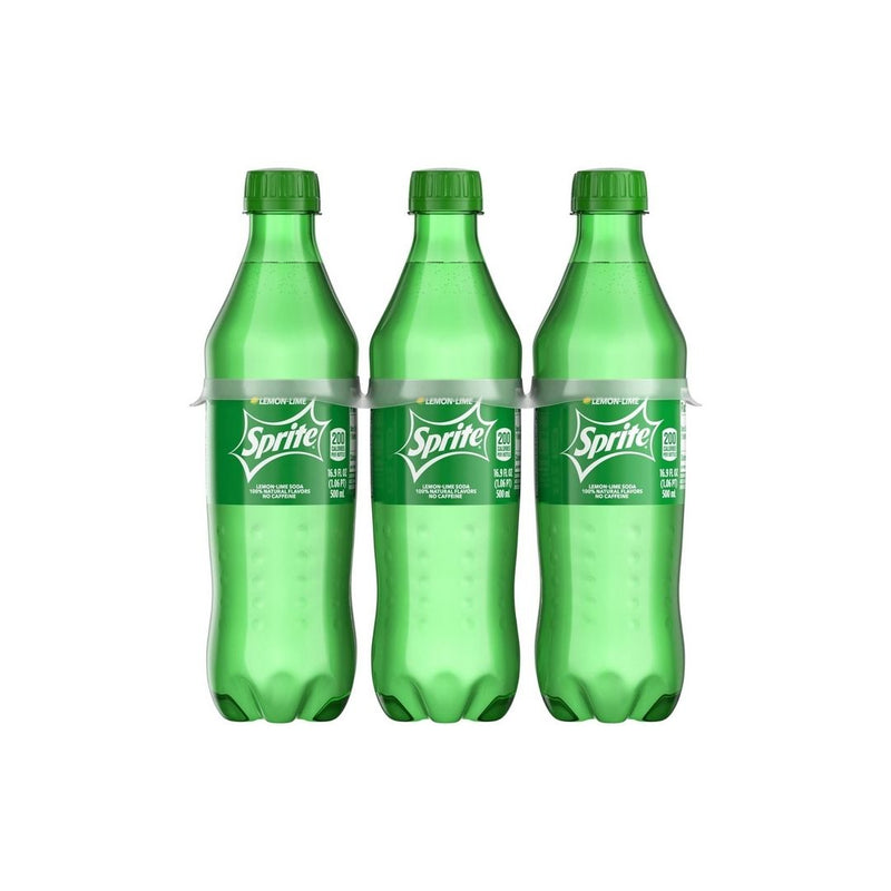 6 Pack of 16.9 Fl Oz Sprite Bottles