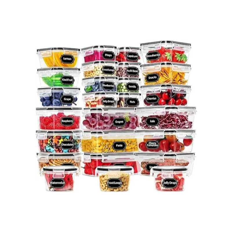 52 Piece Airtight Food Storage Containers with Lids