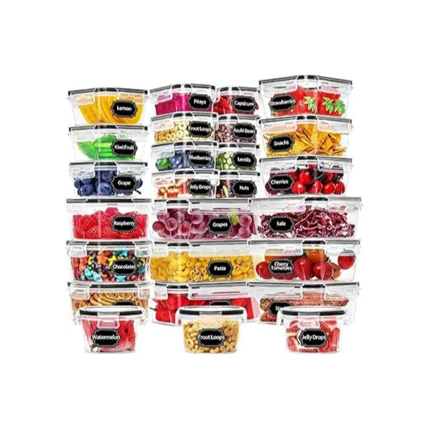 52 Piece Airtight Food Storage Containers with Lids