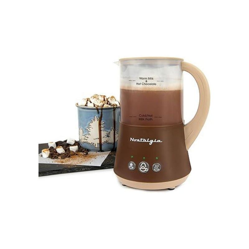 Nostalgia 30 Oz Electric Frother and Hot Chocolate Maker