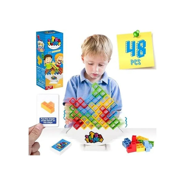 48 Pcs Tetra Tower Stacking Game