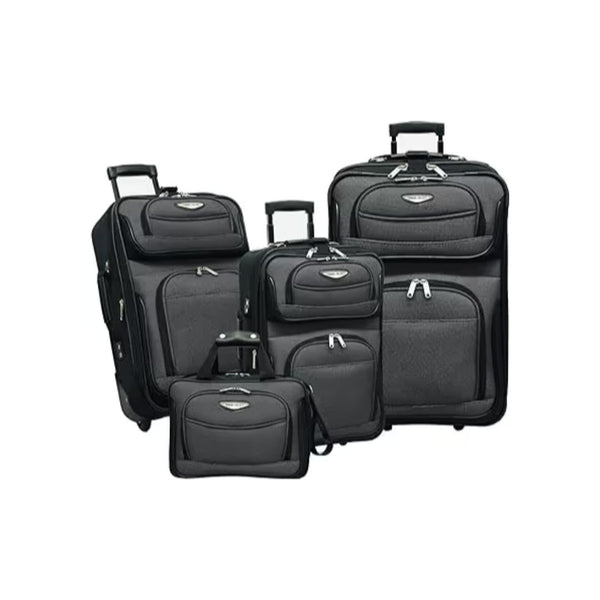 4-Piece Set Expandable Rolling Upright Luggage