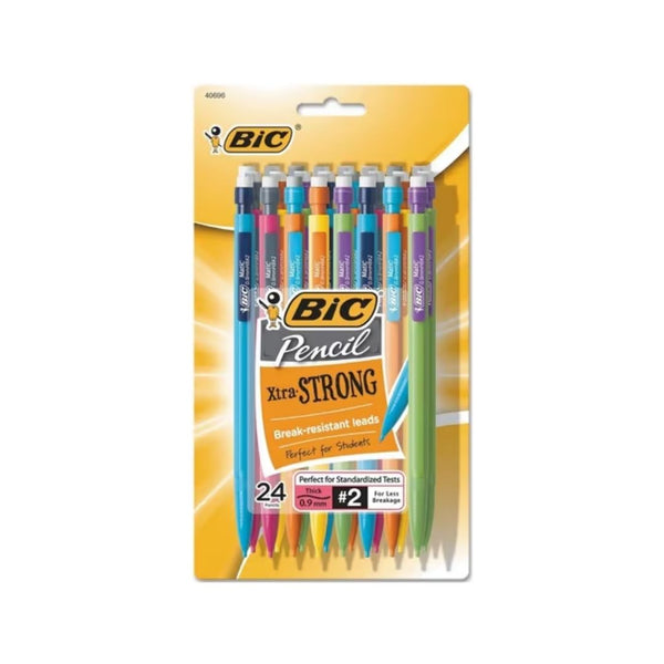 24-Pk BIC Xtra-Strong Thick Lead Mechanical Pencil (0.9mm)