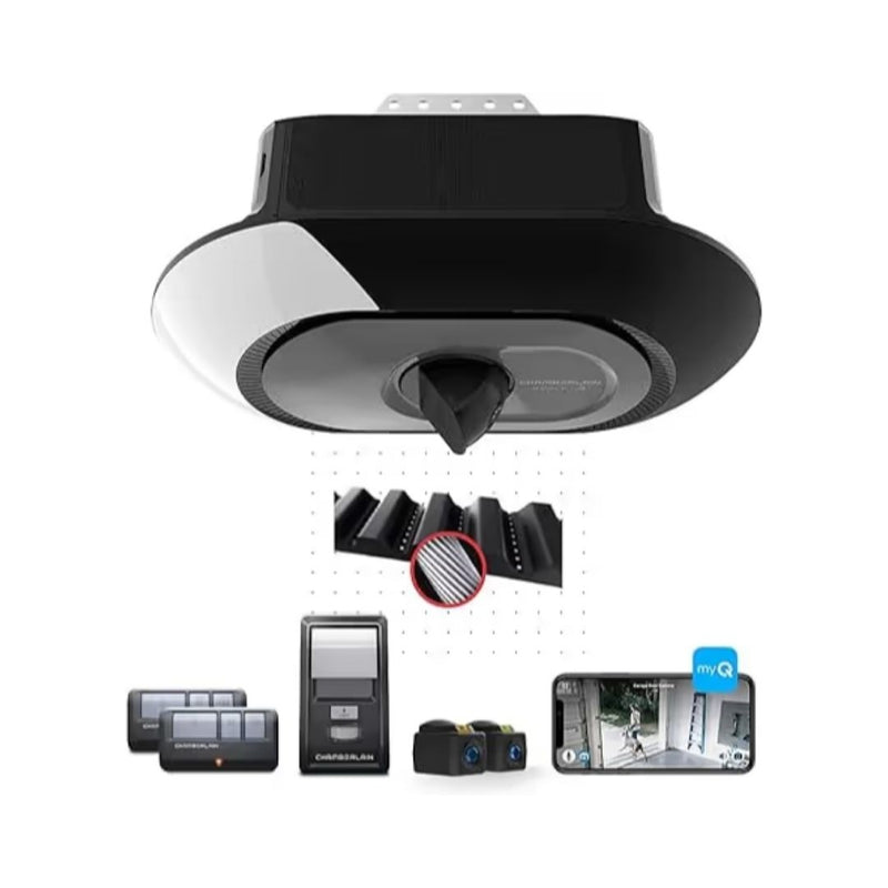 Chamberlain Smart Built in Camera-myQ Smartphone Controlled-Ultra Quiet