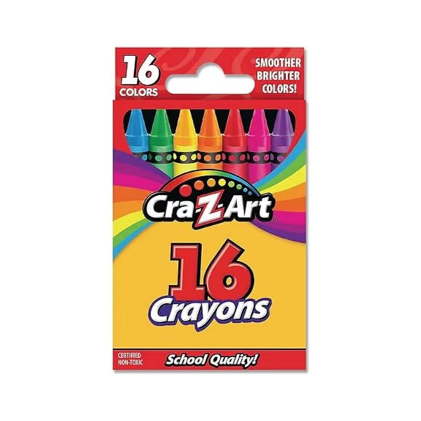 Cra-Z-Art Crayons, 16 Assorted Colors