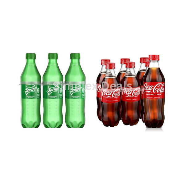 6 Bottles Of 16.9oz Coke or Sprite