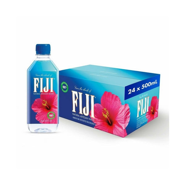 24 FIJI Natural Artesian Bottled Water, 16.9 Fl Ounce