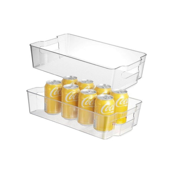 2Pcs Refrigerator Organizer Bins