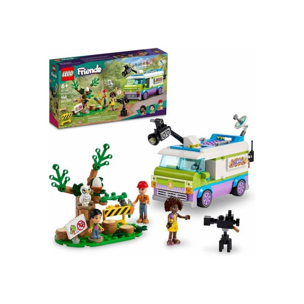 446-Pcs LEGO Friends Newsroom Van Building Toy Set