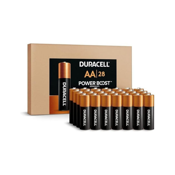 28 Count Duracell Coppertop AA Batteries with Power Boost