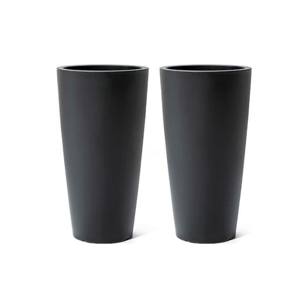 2-Pack Step2 Tremont Tall Round Planter Pot
