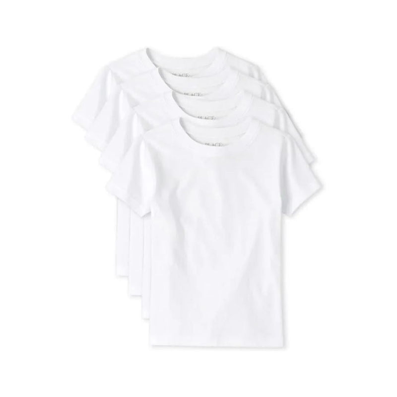 4-Pack The Children’s Place Boys’ Short Sleeve Undershirts