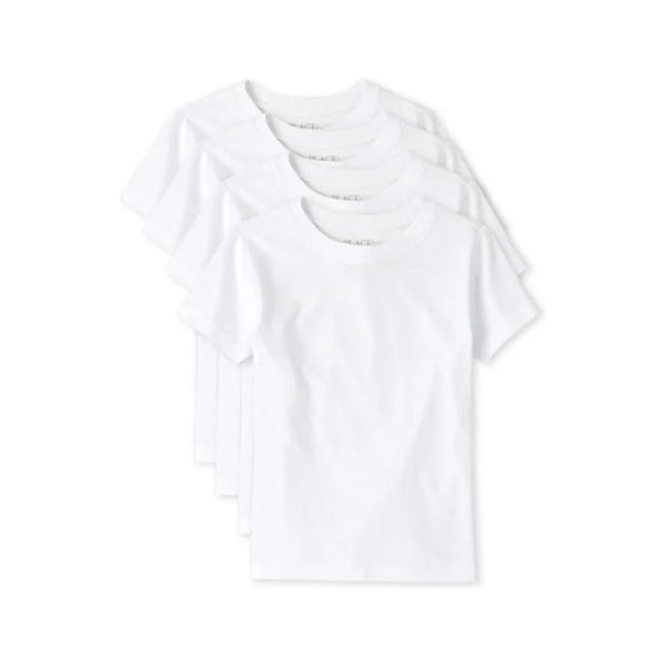 4-Pack The Children’s Place Boys’ Short Sleeve Undershirts