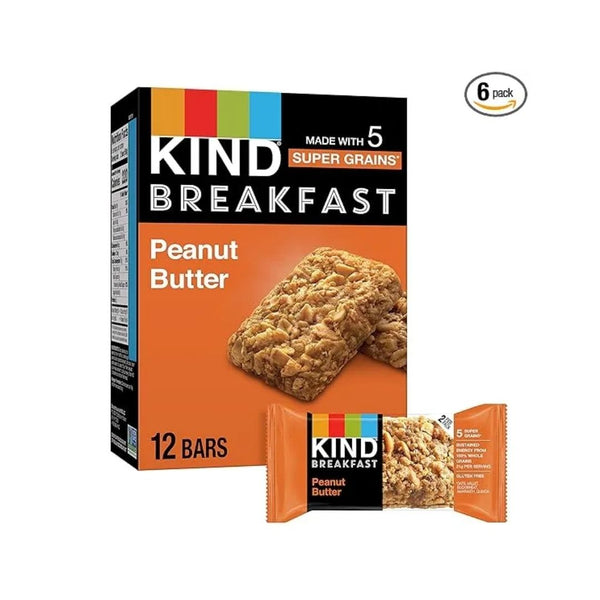 6 Pack Of Kind Peanut Butter Breakfast Bars