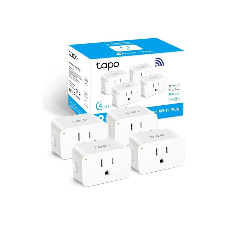 4-Pack TP-Link Tapo Smart Plug Mini 15A