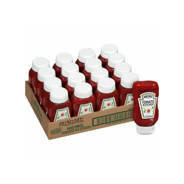Pack of 16 Heinz Ketchup, 14 oz Bottles
