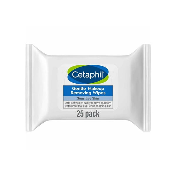 25 Count Cetaphil Gentle Makeup Removing Face Wipes
