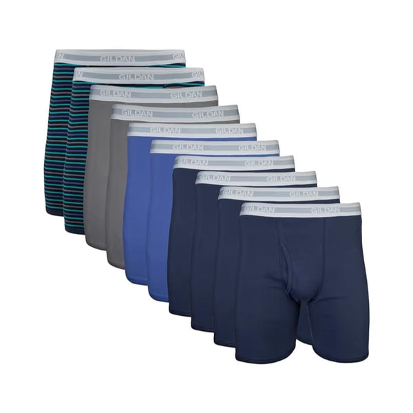 Gildan Men’s Underwear Boxer Briefs (12 Pack)