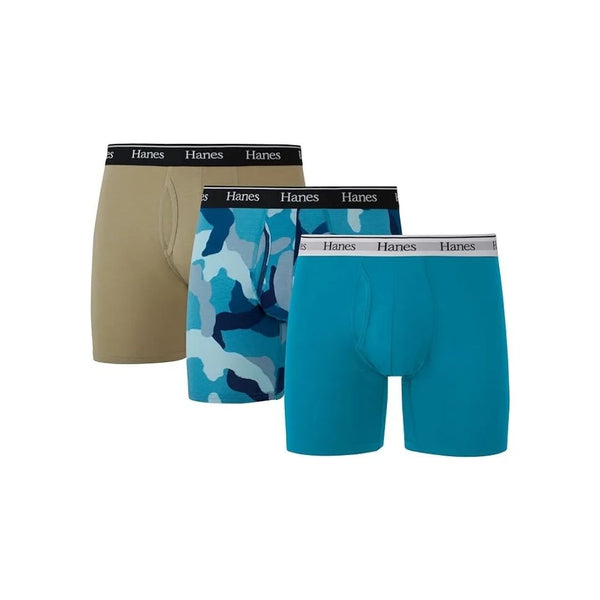 3 Pack Hanes Originals Men’s Boxer Briefs & Trunks