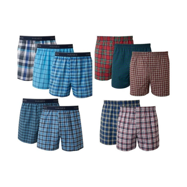 5 Pack Hanes Men’s Tagless Boxer Underwear