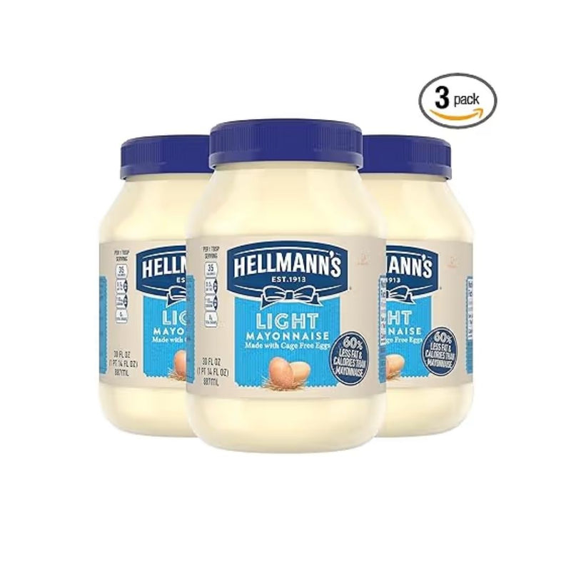 3 Count Hellmann’s Light Mayonnaise