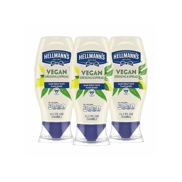 3 Count Hellmann’s Vegan Dressing and Spread