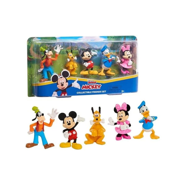 5 Pack Disney Junior Mickey Mouse 3-inch Collectible Figure Set