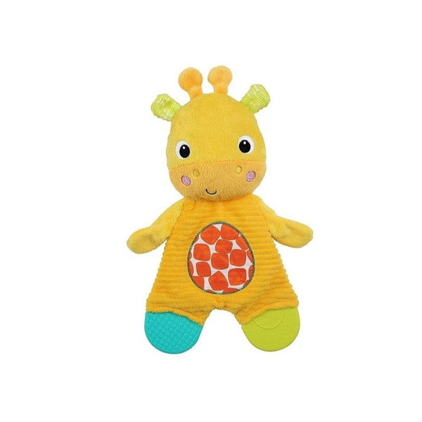 Bright Starts Snuggle & Teethe BPA-free Crinkle Teething Plush Baby Toy – Giraffe