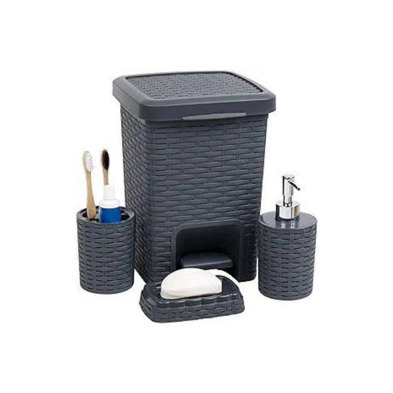 4 Pc Bathroom Essentials Set
